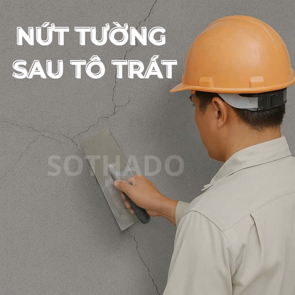 Vết nứt tường sau khi tô trát – nỗi ám ảnh dai dẳng của cả chủ nhà và thợ xây